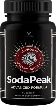 1 black SodaPeak capsule bottles, 60 capsules each